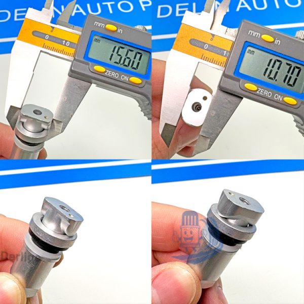 Aluminum Alloy TPMS Replacement Tire Valve Black TPMS Valve Repair Service Kit