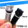 Aluminum Alloy TPMS Replacement Tire Valve Black TPMS Valve Repair Service Kit
