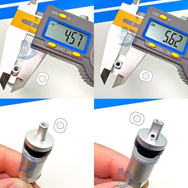 Automobile Tire Valves Replacement Kit for Tire Pressure Sensor TPMS Tubeless Valve Stem