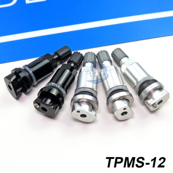Aluminum Alloy TPMS Replacement Tire Valve Black TPMS Valve Repair Service Kit