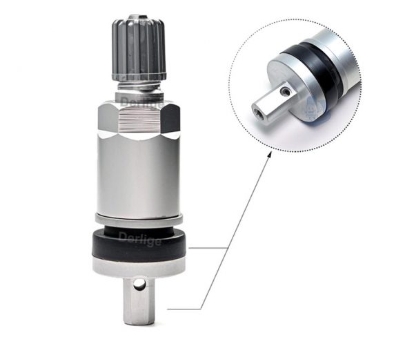 Automobile Tire Valves Replacement Kit for Tire Pressure Sensor TPMS Tubeless Valve Stem